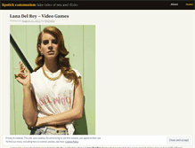 Tablet Screenshot of lipstickcommunism.wordpress.com