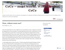 Tablet Screenshot of cecemeetsworld.wordpress.com