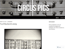 Tablet Screenshot of circuspics.wordpress.com