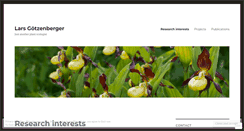 Desktop Screenshot of larsgoetzenberger.wordpress.com
