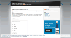 Desktop Screenshot of huiswerkantwoorden.wordpress.com