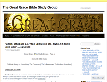 Tablet Screenshot of greatgracebsg.wordpress.com