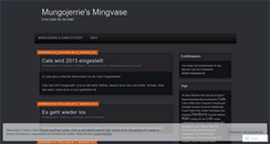 Desktop Screenshot of mungosmingvase.wordpress.com