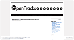 Desktop Screenshot of opentracks.wordpress.com