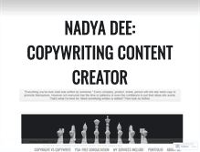 Tablet Screenshot of nadyadee.wordpress.com