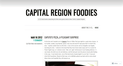 Desktop Screenshot of capitalregionfoodies.wordpress.com