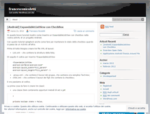 Tablet Screenshot of francesconicoletti.wordpress.com