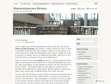 Tablet Screenshot of byasenbibliotek.wordpress.com