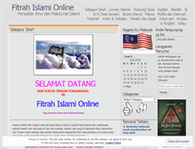 Tablet Screenshot of fitrahislami.wordpress.com