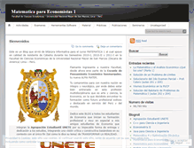 Tablet Screenshot of matematicauno.wordpress.com