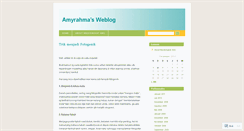 Desktop Screenshot of amyrahma.wordpress.com