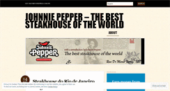 Desktop Screenshot of johnniepepper.wordpress.com