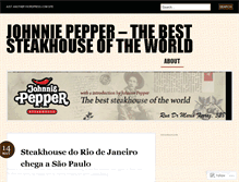 Tablet Screenshot of johnniepepper.wordpress.com