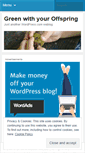 Mobile Screenshot of greenwithyouroffspring.wordpress.com