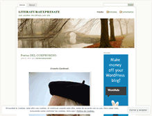 Tablet Screenshot of literaturaexpresate.wordpress.com