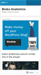 Mobile Screenshot of brakoanatomics.wordpress.com