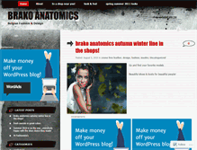 Tablet Screenshot of brakoanatomics.wordpress.com