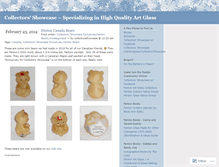 Tablet Screenshot of collectorsshowcase.wordpress.com