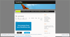 Desktop Screenshot of 7butterflies.wordpress.com