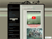 Tablet Screenshot of conflictosmundiales.wordpress.com