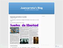 Tablet Screenshot of juancarreta.wordpress.com
