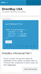 Mobile Screenshot of directbuyusa.wordpress.com