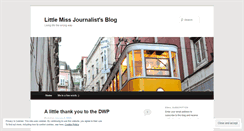 Desktop Screenshot of littlemissjournalist.wordpress.com