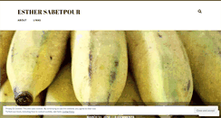 Desktop Screenshot of esthersabetpour.wordpress.com
