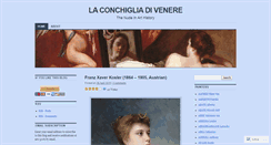 Desktop Screenshot of conchigliadivenere.wordpress.com