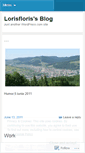Mobile Screenshot of lorisfloris.wordpress.com