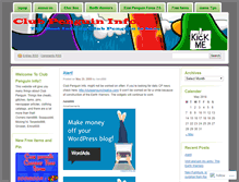 Tablet Screenshot of clubpenguininformationcp.wordpress.com