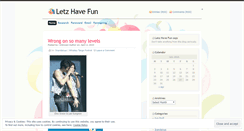 Desktop Screenshot of letzhavefun.wordpress.com