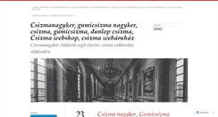 Desktop Screenshot of csizmanagyker.wordpress.com