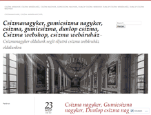 Tablet Screenshot of csizmanagyker.wordpress.com