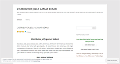 Desktop Screenshot of distributorjellygamatbekasi.wordpress.com