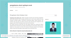 Desktop Screenshot of pengobatanepilepsianak.wordpress.com