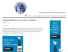 Tablet Screenshot of dcgivingcircle.wordpress.com
