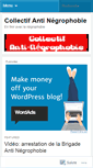 Mobile Screenshot of collectifantinegrophobie.wordpress.com