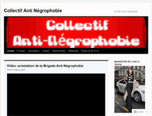 Tablet Screenshot of collectifantinegrophobie.wordpress.com
