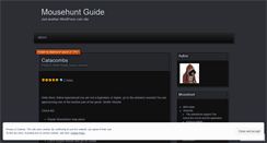 Desktop Screenshot of mousehuntguide123.wordpress.com