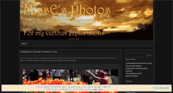 Desktop Screenshot of missesphotos.wordpress.com