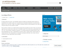 Tablet Screenshot of laantiguaroma.wordpress.com