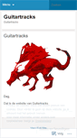 Mobile Screenshot of guitartracks.wordpress.com