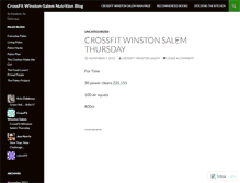 Tablet Screenshot of crossfitwinstonsalem.wordpress.com