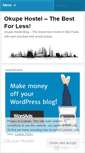 Mobile Screenshot of okupehostel.wordpress.com