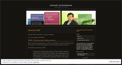 Desktop Screenshot of microsoftdotnetdev.wordpress.com