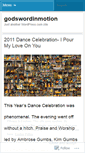 Mobile Screenshot of godswordinmotion.wordpress.com