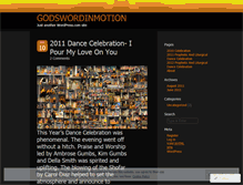 Tablet Screenshot of godswordinmotion.wordpress.com