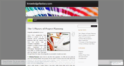 Desktop Screenshot of knowledgefactory.wordpress.com