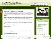 Tablet Screenshot of narutospoilermanga.wordpress.com